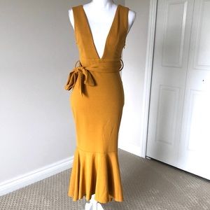 MUSTARD DRESS
